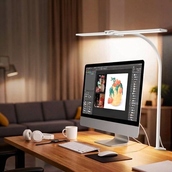 Top Light - lampă de birou LED dimabilă cu clemă LYRA LED/18W/230V 3000-6500K albă