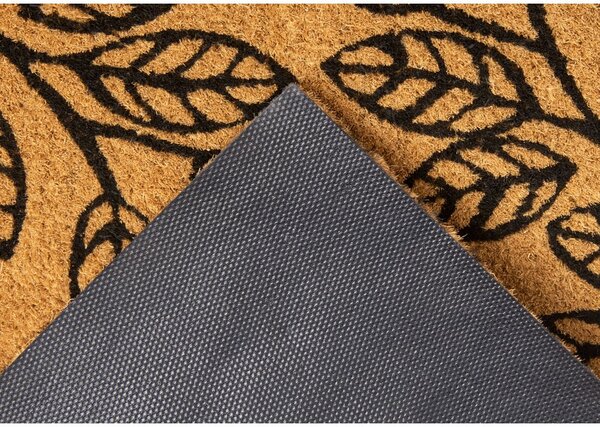 Covoraș de intrare din fibre de cocos 75x45 cm Leafs - Hanse Home