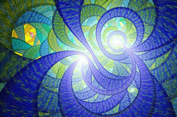 Tapet abstracție fractală