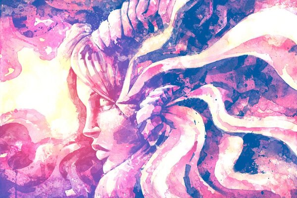 Tapet femeie în design fantasy