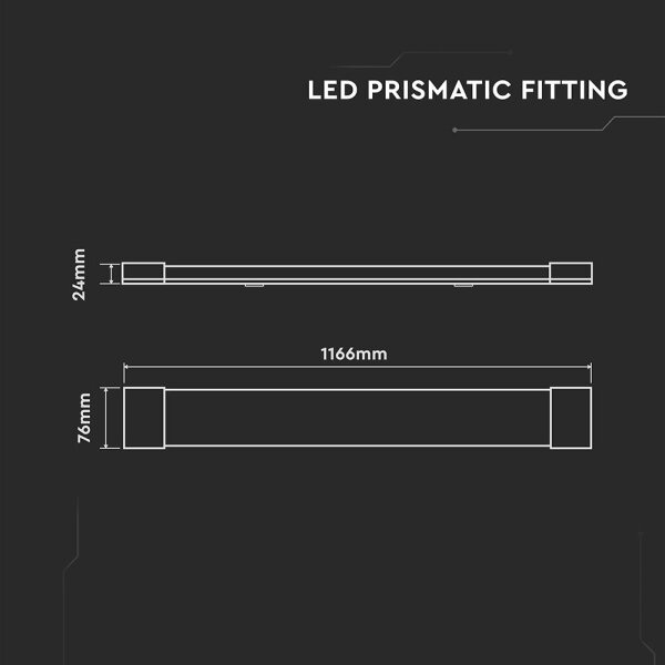 Corp de iluminat LED pentru corpuri de bucătărie LED/40W/230V 6500K 120 cm