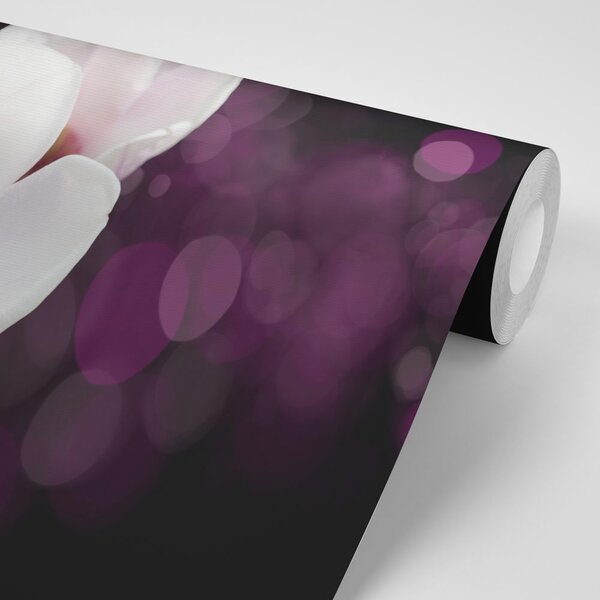 Tapet floare de magnolie pe fundalul abstract