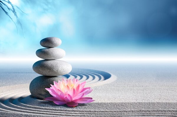 Tapet pietre wellness