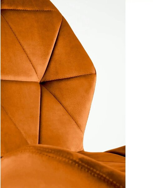 Scaun bucatarie material textil K453, caramiziu, 48x53x86 cm