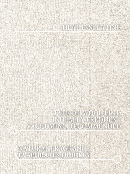 Covor crem țesut manual din amestesc de lână 120x180 cm Kari – Villeroy&Boch