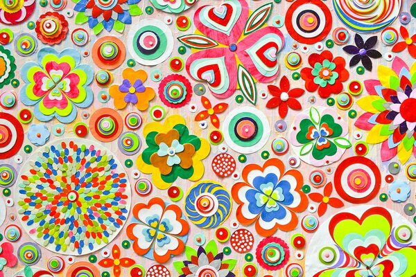 Tapet abstracția florilor
