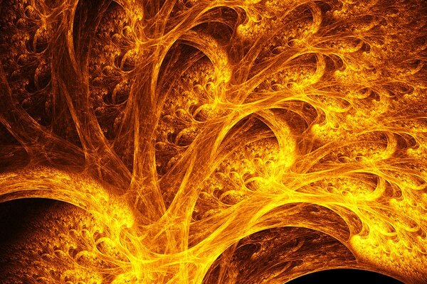 Tapet pădure abstractă