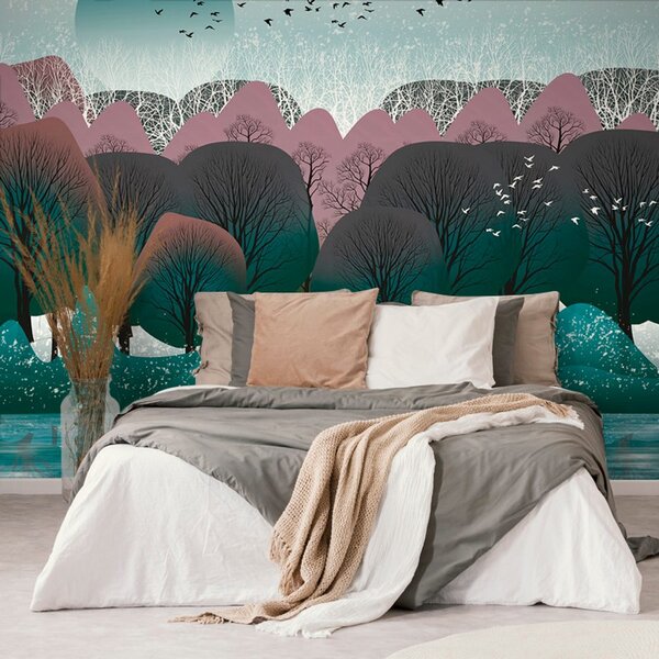 Tapet design modern a junglei