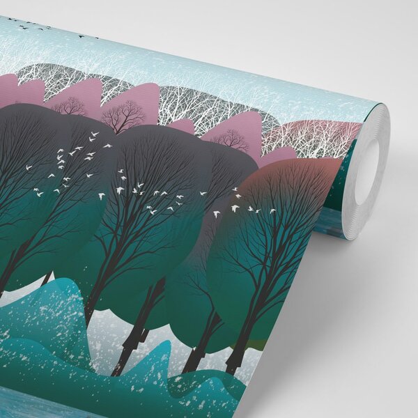 Tapet design modern a junglei