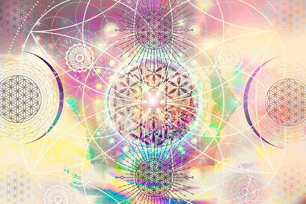 Tapet Mandala în design interesant