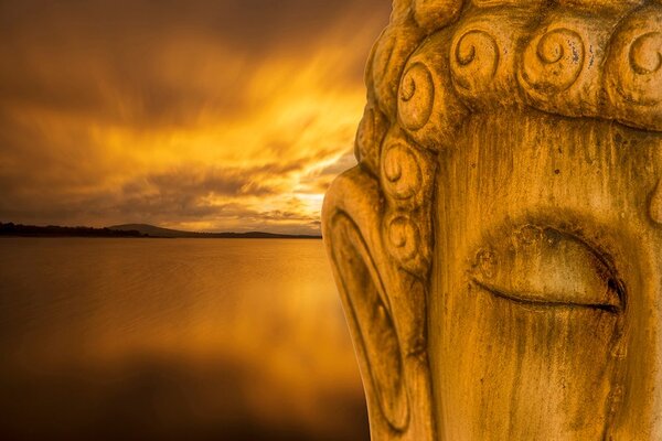 Tapet detaliu lui Buddha