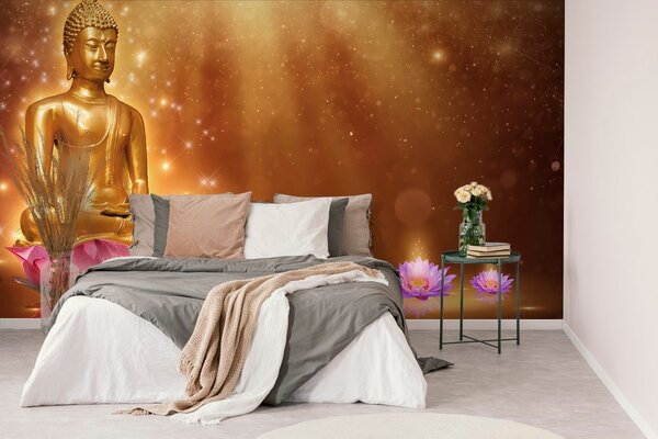 Tapet Buddha de aur