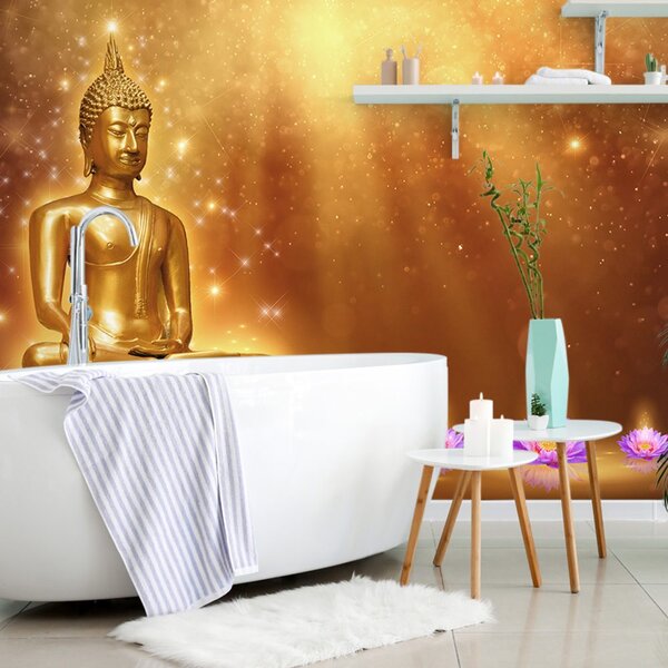 Tapet Buddha de aur
