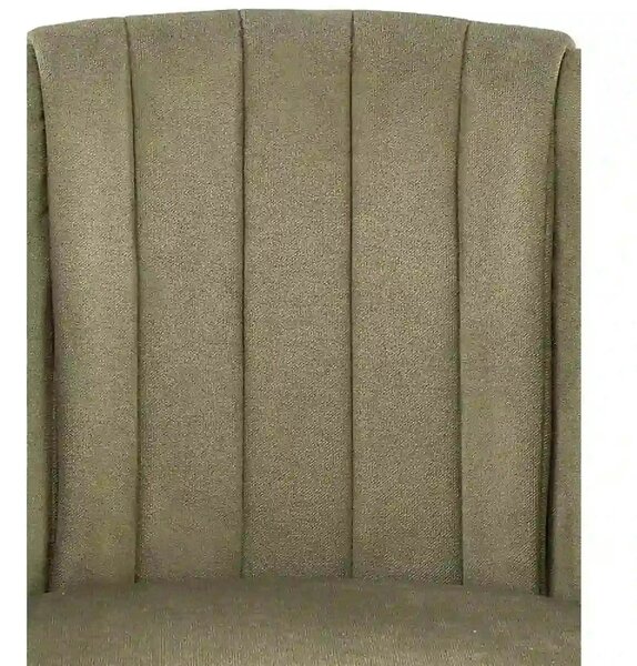 Scaun rotativ K533, verde/negru, stofa clasica/metal, 57x60x80 cm