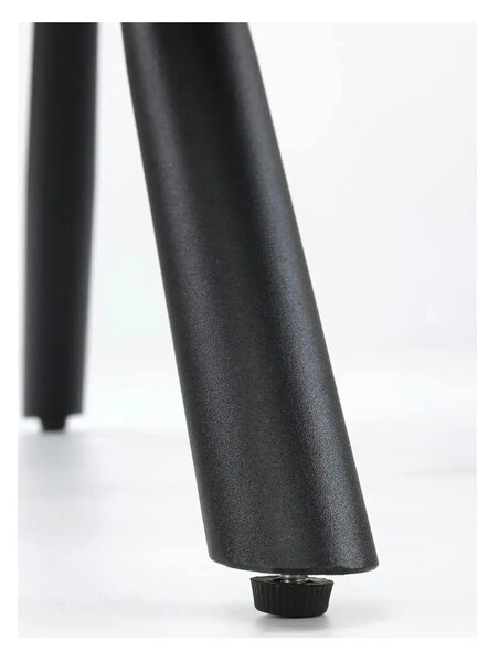 Scaun rotativ K533, gri/negru, stofa clasica/metal, 57x60x80 cm