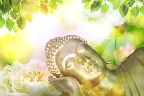 Tapet Buddha adormit
