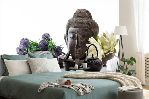 Tapet natura moartă wellness cu Buddha
