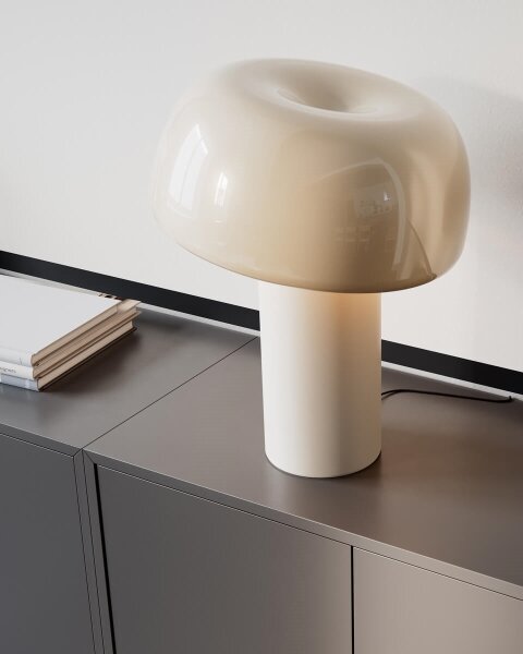 ByRydens 4024530-5504 - Lampă de masă LEAN ON ME 1xE27/8W/230V crem