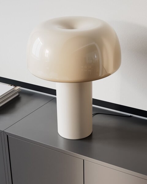 ByRydens 4024530-5504 - Lampă de masă LEAN ON ME 1xE27/8W/230V crem
