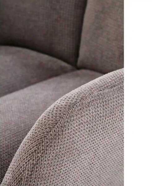 Scaun tapitat stofa clasica K536, gri/negru, 62x68x85 cm