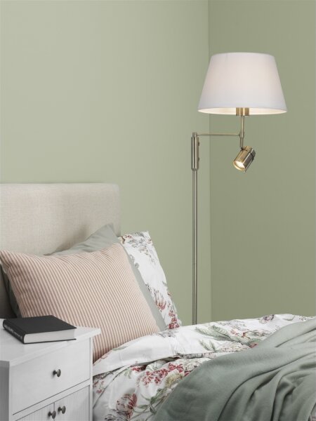 Cottex A2552A - Lampadar LIBRA 1xE27/60W/230V + GU10/40W