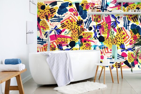 Tapet abstracție pop art