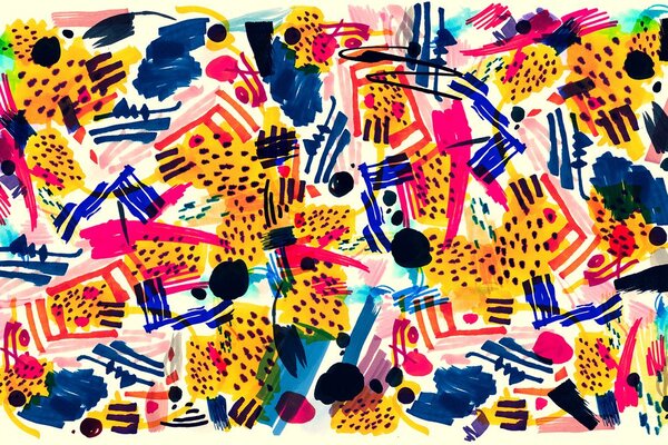 Tapet abstracție pop art