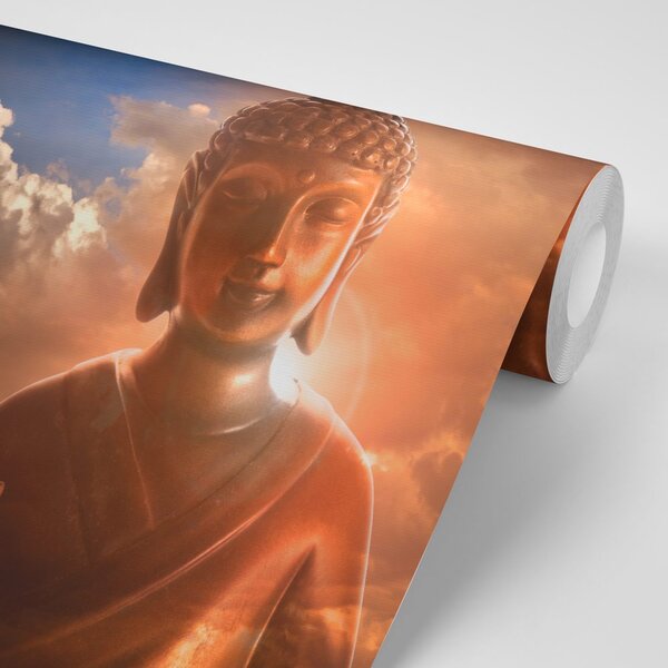 Tapet Buddha între nori