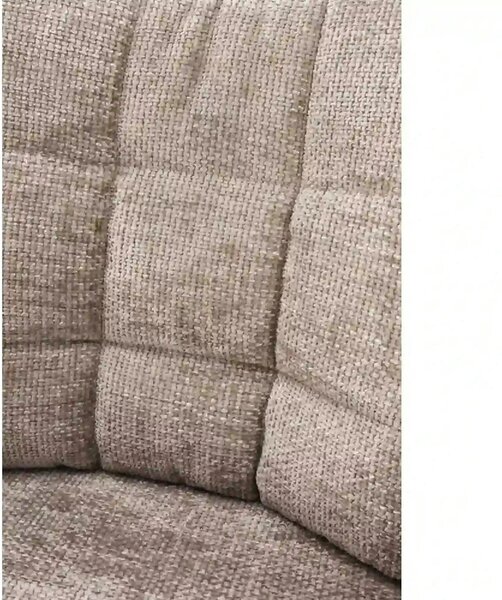 Scaun rotativ K540, bej/negru, stofa clasica/metal, 60x63x89 cm