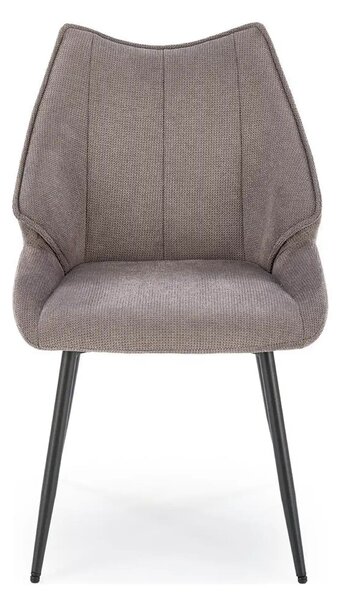 Scaun K543, gri/negru, stofa clasica/metal, 55x60x87 cm