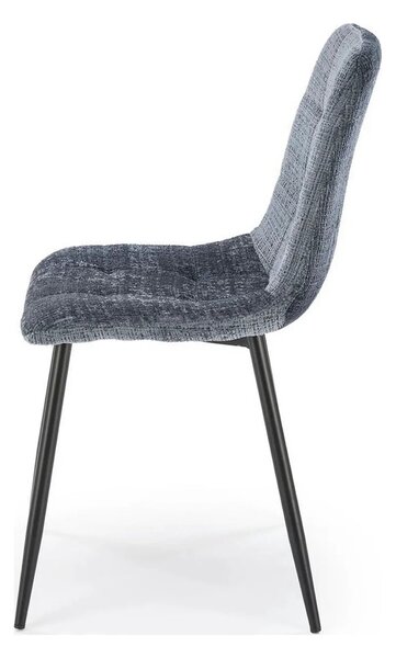Scaun K547, gri/negru, stofa clasica/metal, 45x53x87 cm