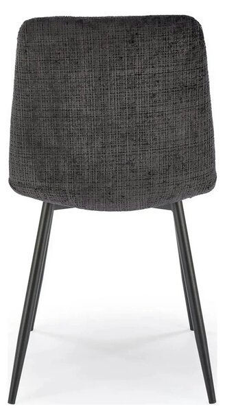 Scaun K547, negru, stofa clasica/metal, 45x53x87 cm