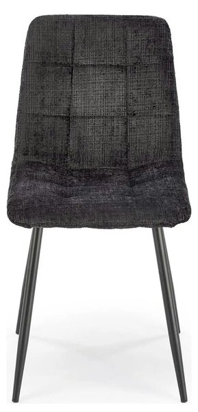Scaun K547, negru, stofa clasica/metal, 45x53x87 cm