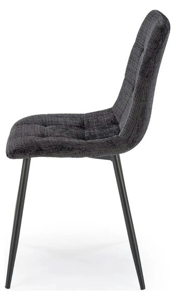 Scaun K547, negru, stofa clasica/metal, 45x53x87 cm
