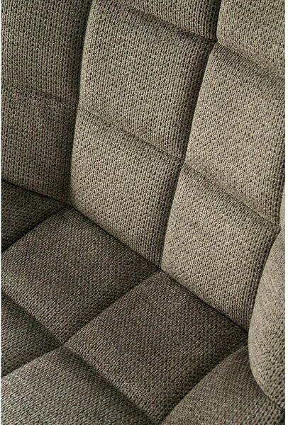 Scaun K549, verde/negru, stofa clasica/metal, 46x61x84 cm