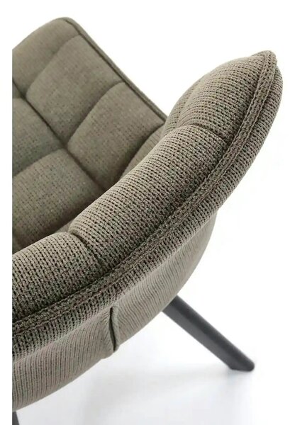 Scaun K549, verde/negru, stofa clasica/metal, 46x61x84 cm
