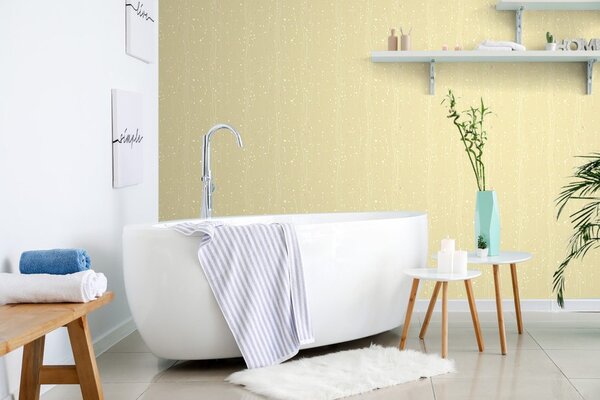 Tapet cu motiv vegetal în design maro
