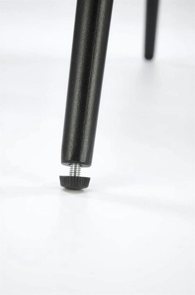 Scaun rotativ K550, bej/negru, stofa clasica/metal, 57x57x78 cm