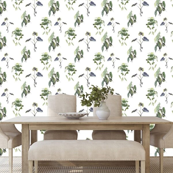 Tapet frunze fermecătoare verzi