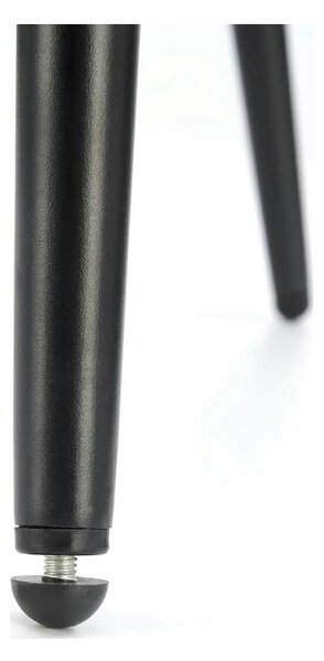 Scaun K552, gri/negru, stofa clasica/metal, 53x53x83 cm