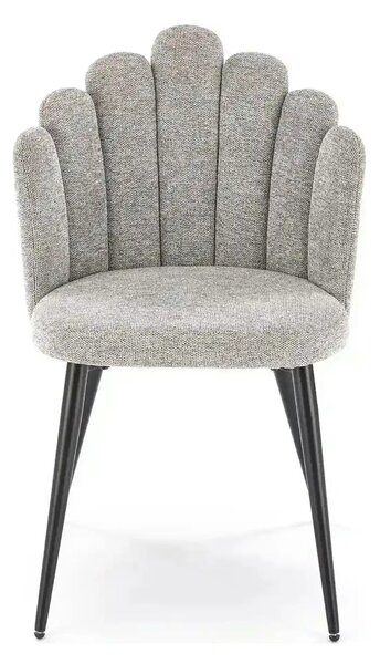 Scaun K552, gri/negru, stofa clasica/metal, 53x53x83 cm