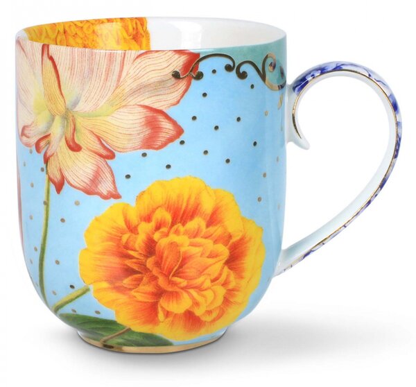Cană porțelan Pip Studio, 325 ml, colecția Royal Flowers