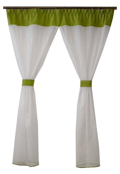 Perdea Velaria sable linii albe, 140x160 cm