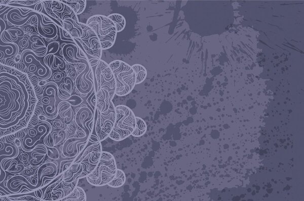 Tapet arabesca pe fundal abstract