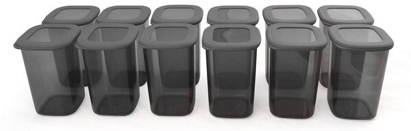 Set cutie de depozitare, Gri, 30x20x45 cm