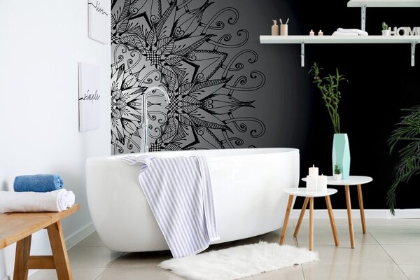 Tapet Mandala în design întunecat