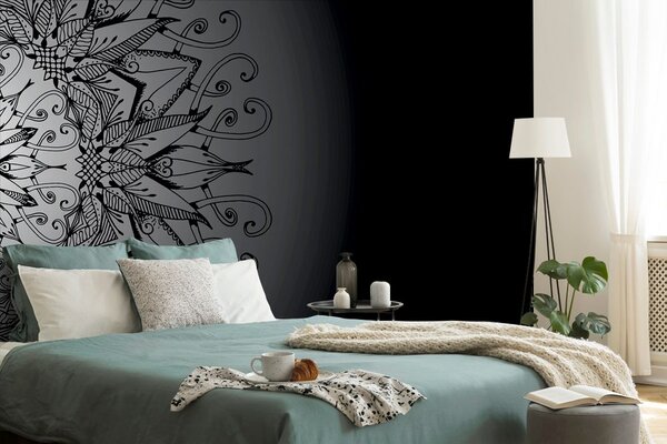 Tapet Mandala în design întunecat