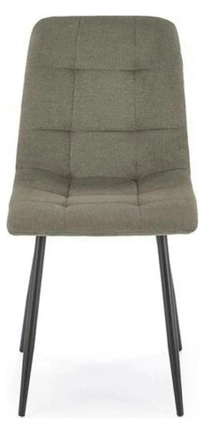 Scaun K560, verde/negru, stofa clasica/metal, 45x53x88 cm