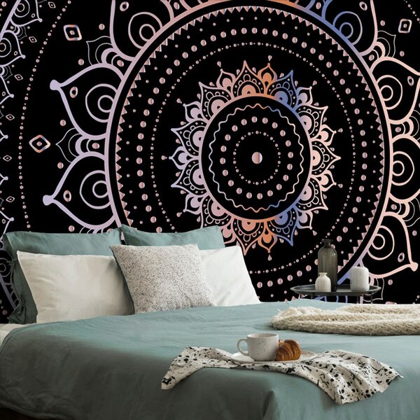 Tapet Mandala colorată