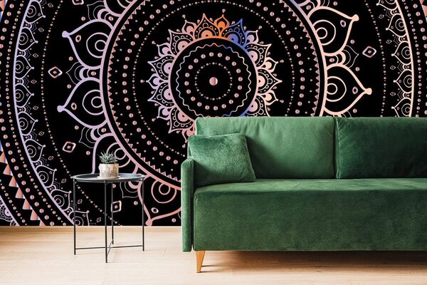 Tapet Mandala colorată